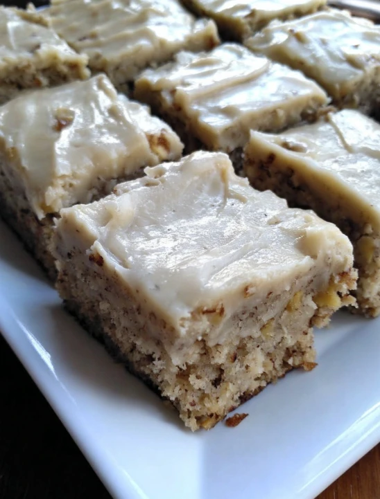 Infamous Banana Bread Bars
