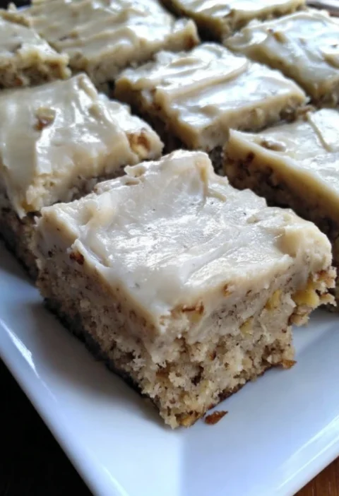 Infamous Banana Bread Bars