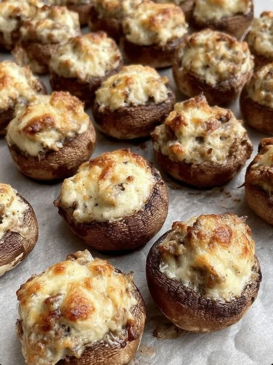 Midwest Country Cream Cheese Stuffed Mushrooms