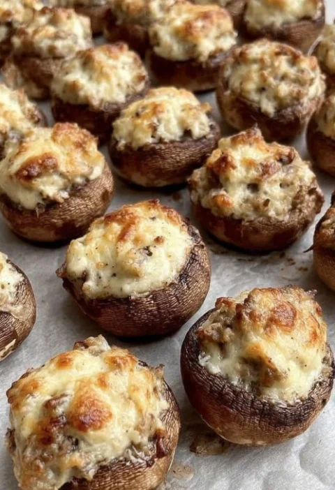 Midwest Country Cream Cheese Stuffed Mushrooms