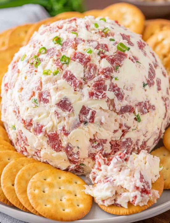 Mom’s Homestyle Chipped Beef Cheese Ball