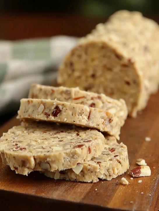Nanas 3ingredient Pecan Log