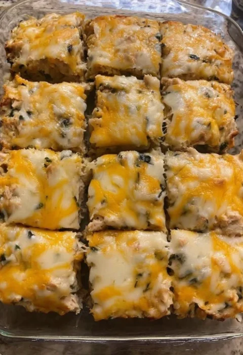 Nanas Creamy Cheesy Poblano Rice Bake