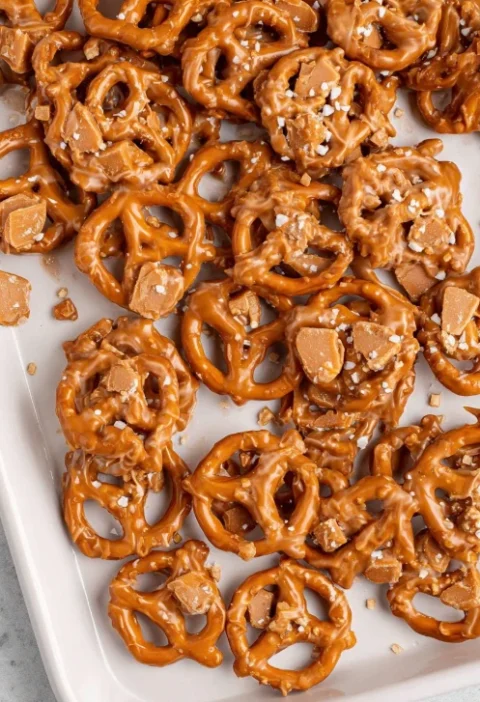Nanas Sweet Butter Toffee Pretzels