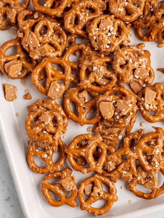 Nanas Sweet Butter Toffee Pretzels