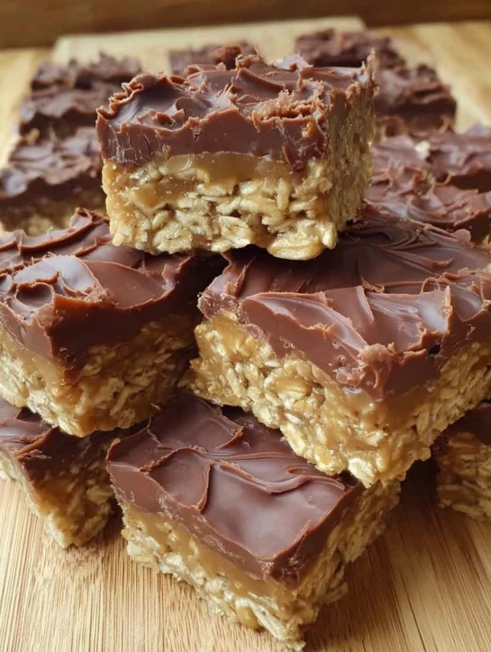 Nobake Chocolate Oat Bars