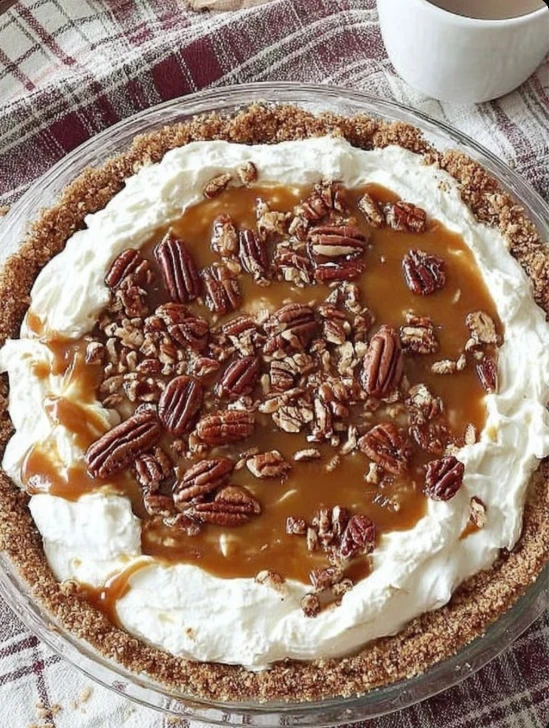 No Bake Pecan Pie Cheesecake