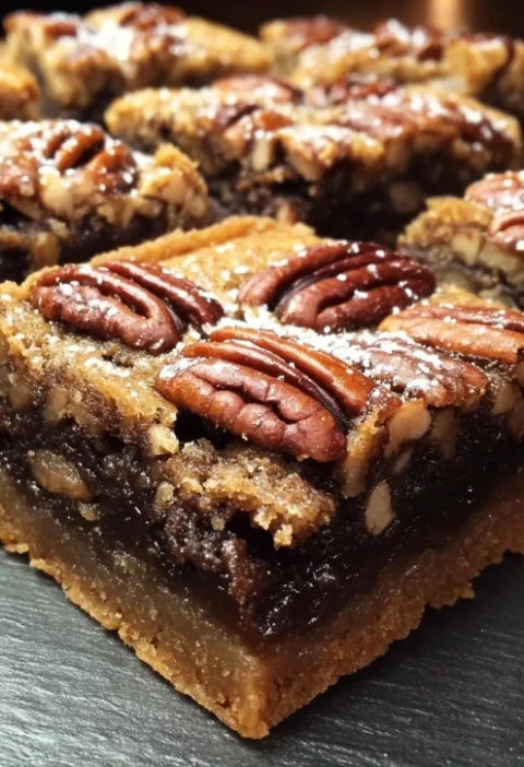 Oldfashioned Chocolate Chip Pecan Pie Bars