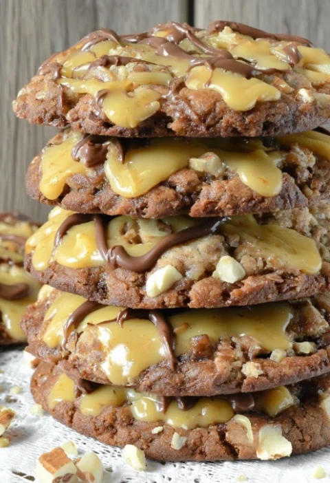 Oldfashioned Family German Chocolate Brownie Cookies