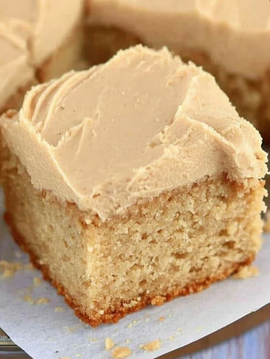 Peanut Butter Sheet Cake with Peanut Butter Frosting
