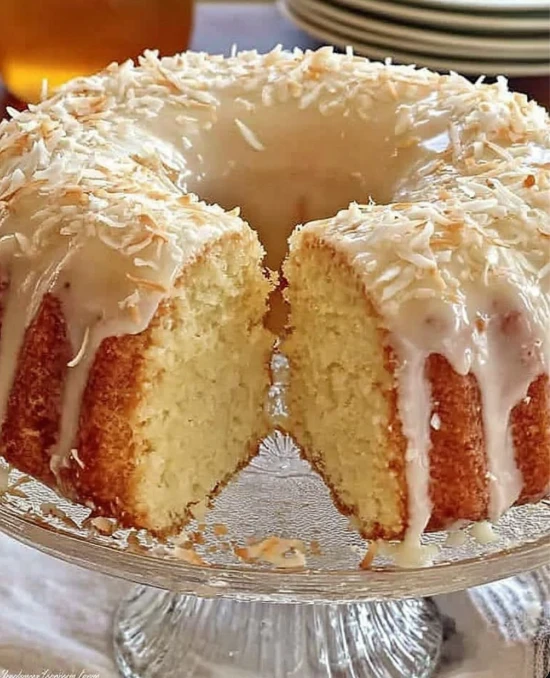 Pia Colada Pound Cake