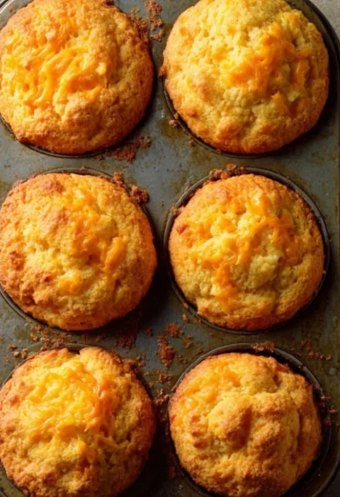 Retro Cheddar Cheese Muffins Recipe Best Bakery-style Cheddar Muffins Easy Retro Cheese Muffin Baking Homemade Cheddar Che...