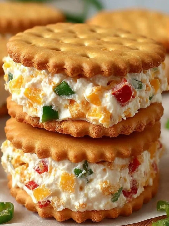 Ritz Cracker Party Sandwiches