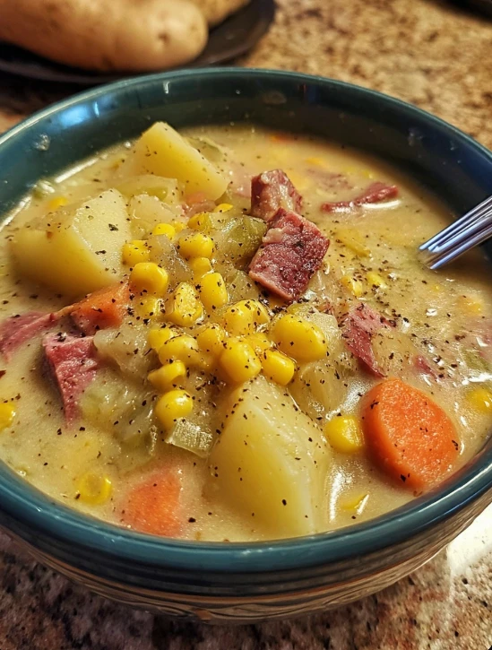 slow cooker amish corn chowder