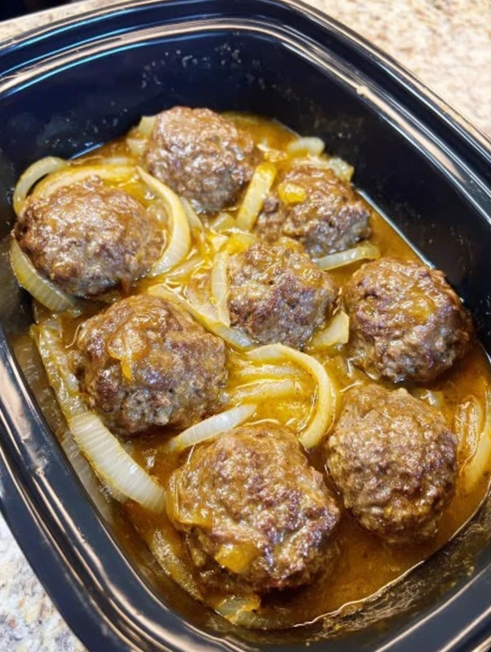Slow Cooker Salisbury Steak