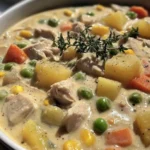 4-Ingredient Chicken and Stuffing Bake