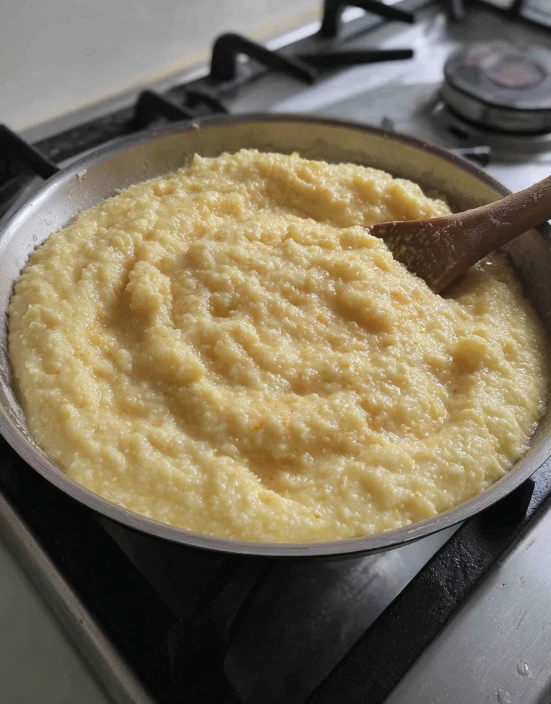 Southern Potluck Creamy Parmesan Polenta