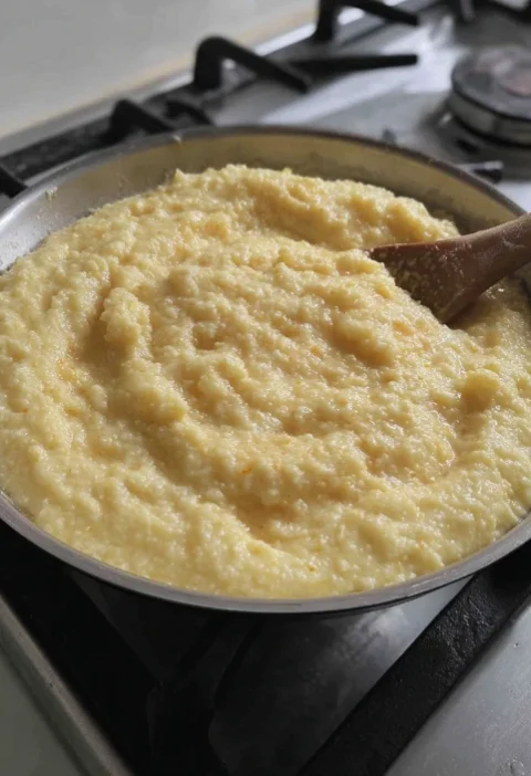 Southern Potluck Creamy Parmesan Polenta