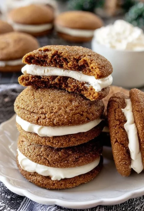 Southern Potluck Molasses Cream Pie Cookies Recipe Chewy Molasses Cream Pie Cookies Buy Best Southern Potluck Cookie Ideas...