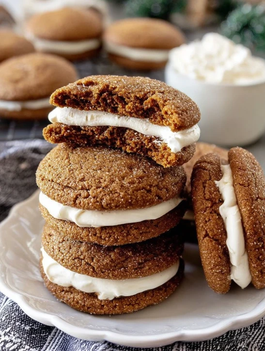 Southern Potluck Molasses Cream Pie Cookies Recipe Chewy Molasses Cream Pie Cookies Buy Best Southern Potluck Cookie Ideas...