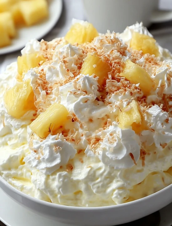 Summer-Table Pineapple Fluff