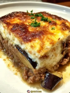 Grandma’s Old-World Greek Moussaka