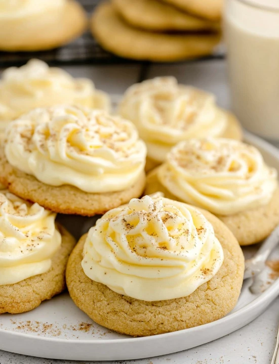 Warm Holiday-Table Eggnog Cookies
