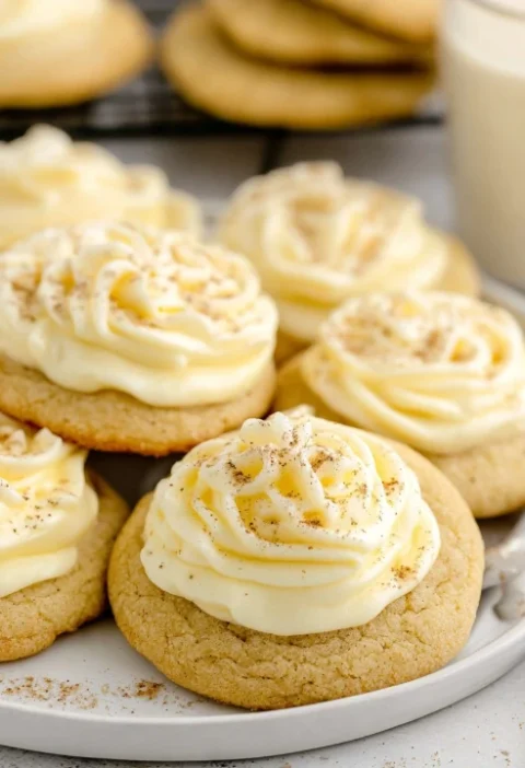 Warm Holiday-table Eggnog Cookies Recipe Best Eggnog Cookies For Christmas Easy Homemade Eggnog Cookies Gluten-free Eggnog...