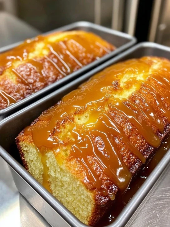 Warm Sunday-Table Lemon Drizzle Pound Cake