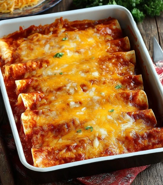 5 Ingredient Beef Enchiladas