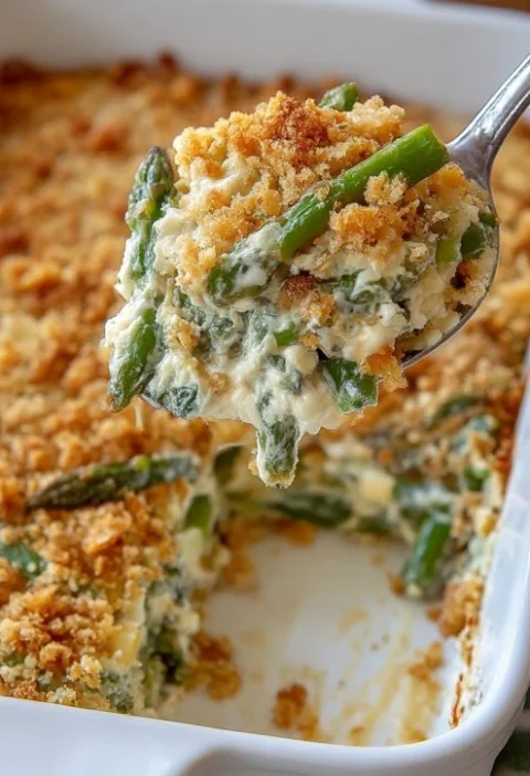 Asparagus Cracker Casserole