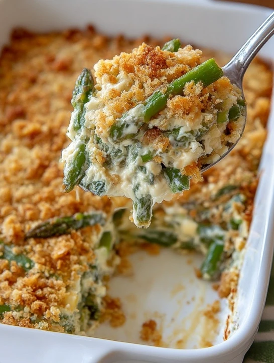 Asparagus Cracker Casserole