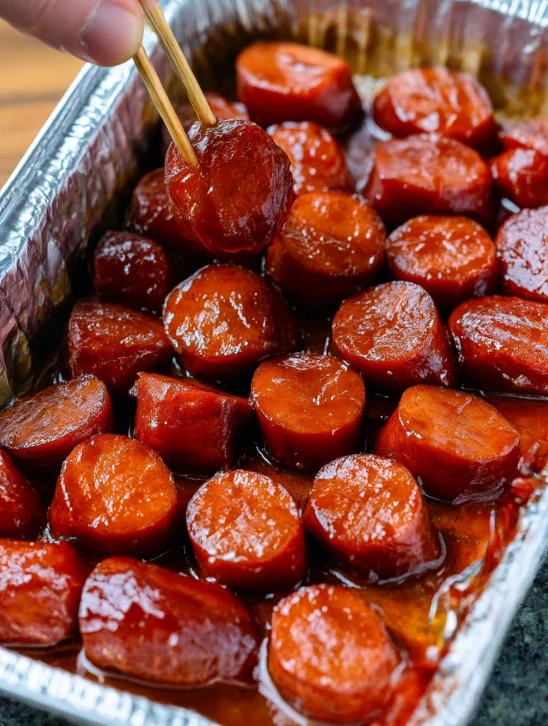 Candied Kielbasa Bites