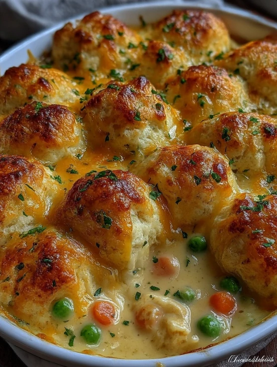 Cheddar Bay Chicken Cobbler