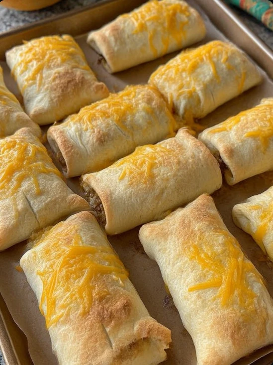 Cheesy Beef Taco Pockets