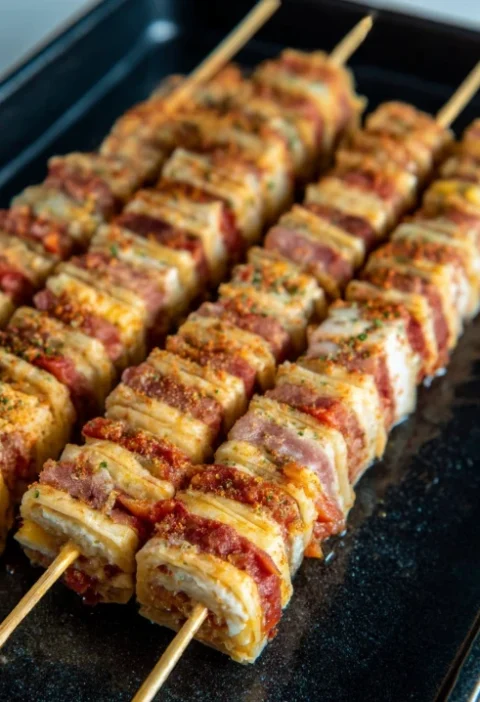 Cheesy Tortilla Stacks