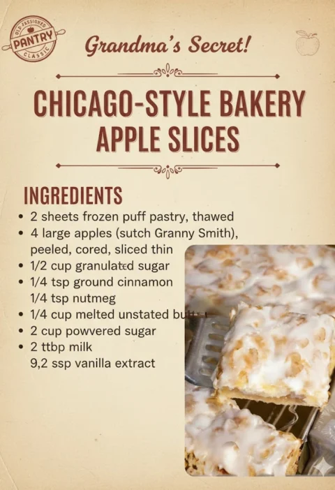Chicagostyle Bakery Apple Slices