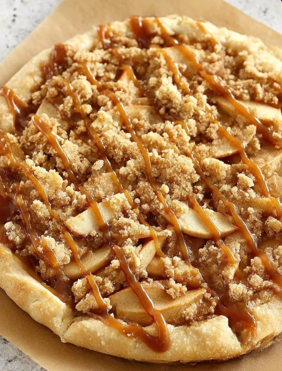 Church Supper Apple Crisp Pizza