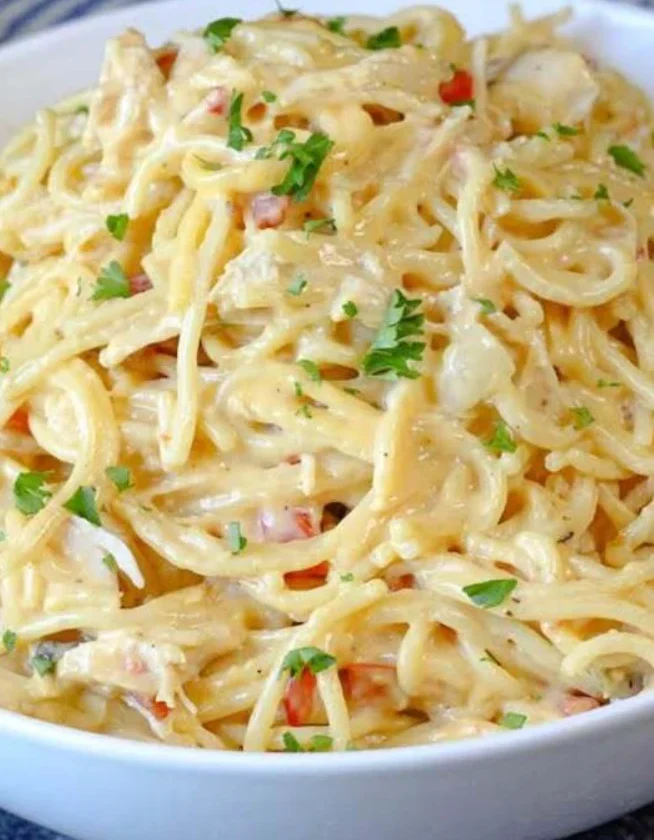 Church Supper Chicken Spaghetti