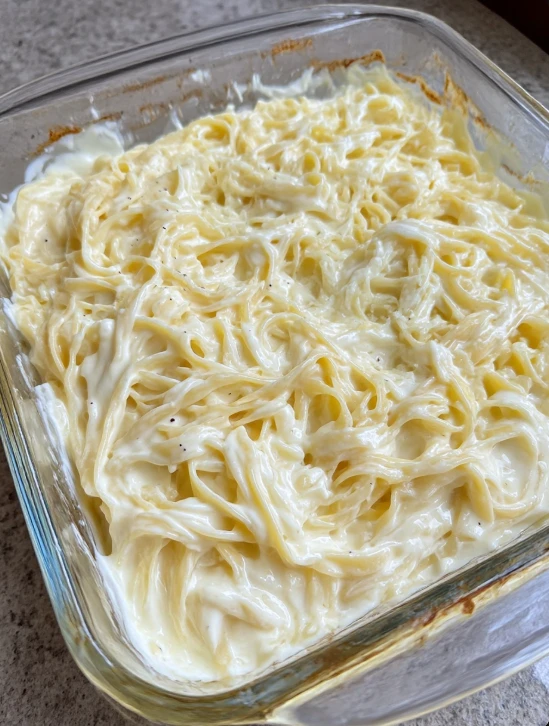 Church Supper Noodles Romanoff