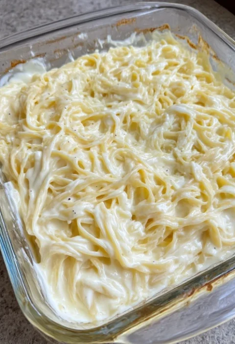 Church Supper Noodles Romanoff