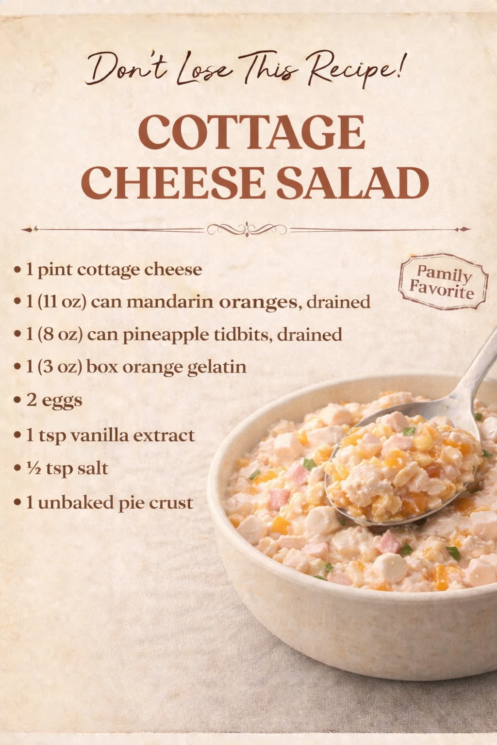 Cottage Cheese Salad