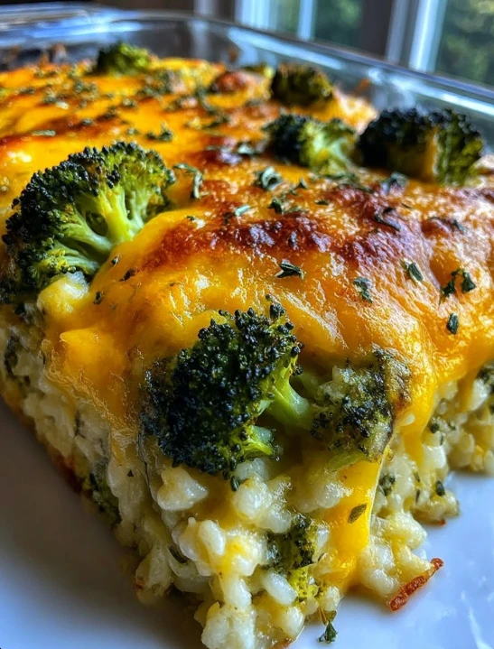 Cozy Grandmas Broccoli Cheese Rice Casserole