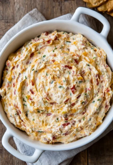 Cozy Grandmas Cheddar Olive Dip