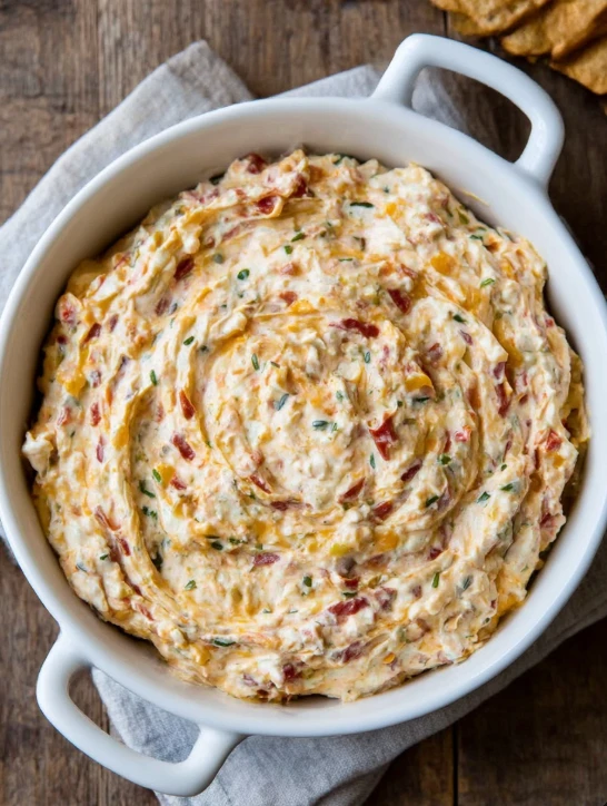 Cozy Grandmas Cheddar Olive Dip