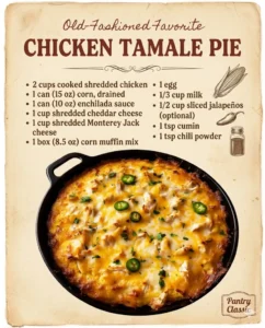 Cozy Grandma’s Chicken Tamale Pie