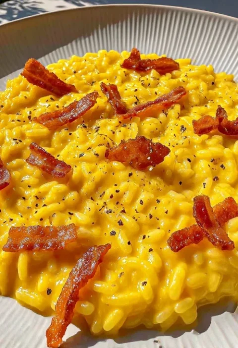 Cozy Grandmas Risotto Carbonara