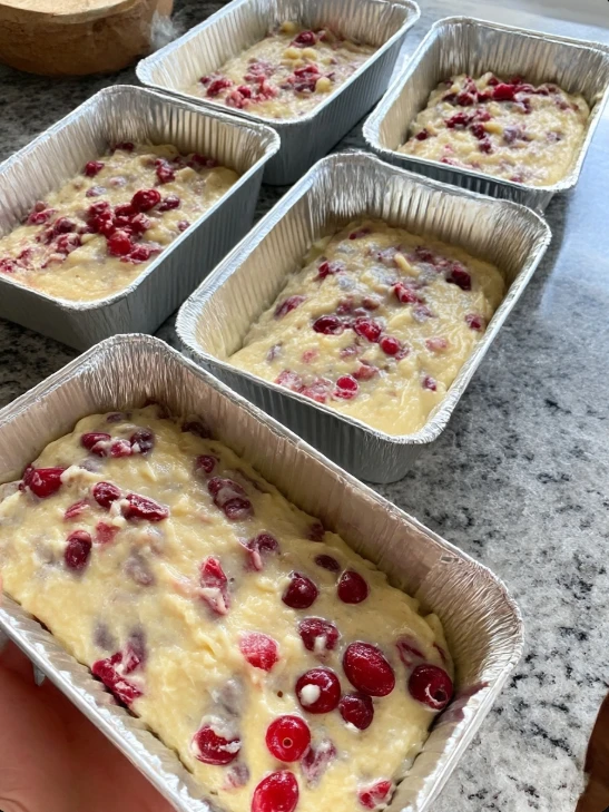 Cranberry Orange Bread with Simple Glaze