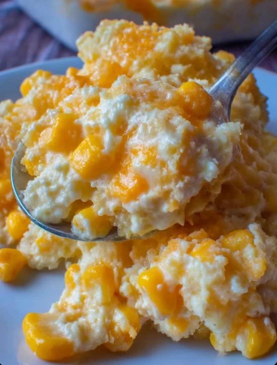 Cream Cheese Corn Casserole