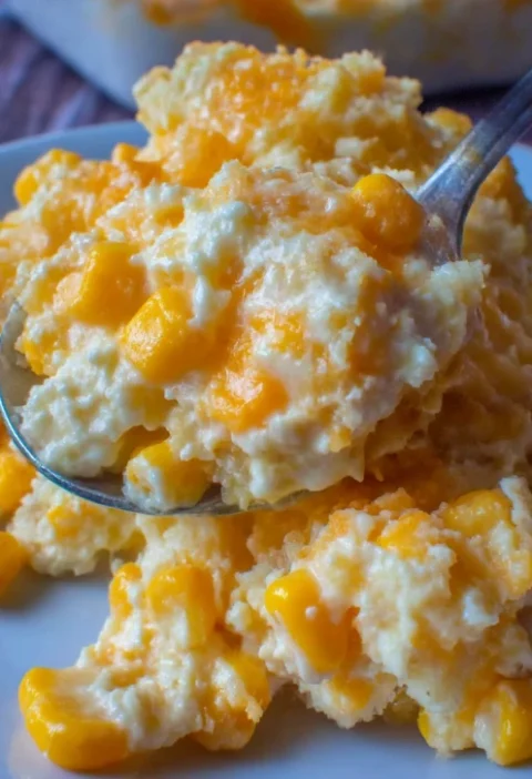 Cream Cheese Corn Casserole